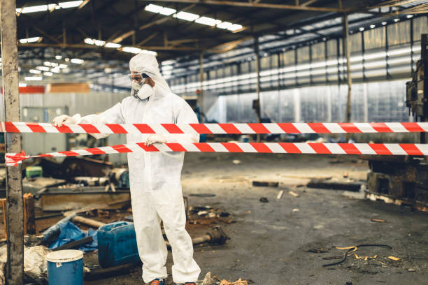 Professional Crime Scene Cleanup technician working in Magnolia, NJ